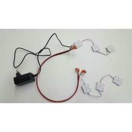 Lighting kit for 2 cages