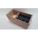 Parakeet nest tray with plastic inlay nest