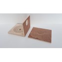 wooden inlay for standard parakeet nest