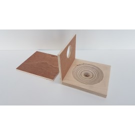 houten inleg voor standaard parkietennestlade