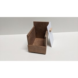 Tropen nestkast met achter instap 