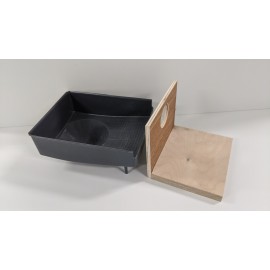 parkietennestlade met kunststof inleg nest