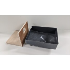 parkietennestlade met kunststof inleg nest