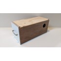 Nesting-box for parakeets (left model)