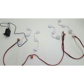 Verlichting set voor 4 kooien