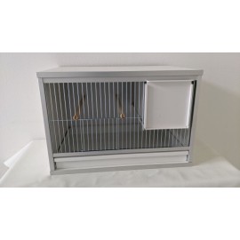 Plastic parakeet nest block in the cage (middle model)