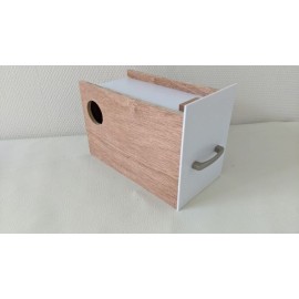 Forpus nestblok voor kleine parkieten (rechts model)
