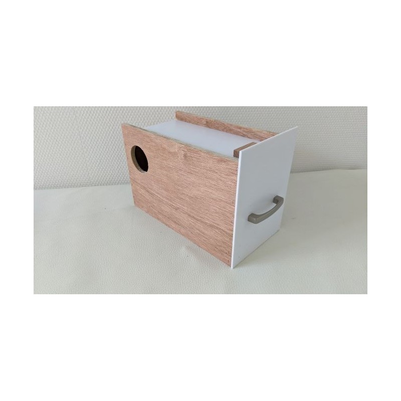 Forpus nesting block for small parakeets (right model)