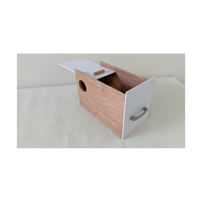 Forpus nesting block for small parakeets (right model)