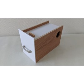 Forpus nestblok voor kleine parkieten (rechts model)