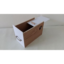 Forpus nestblok voor kleine parkieten (rechts model)