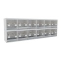 Block of 12 Cages, 2 on top and 6 beside each other