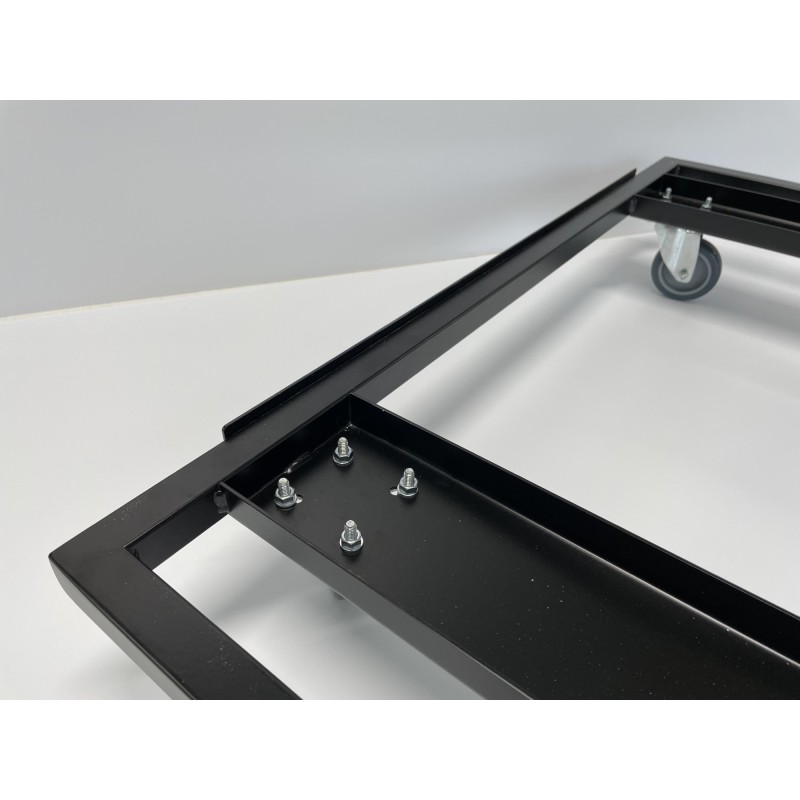 Open carrier table, 160cm with adjusting bolts