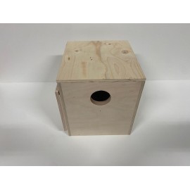 Staand blok voor in de kooi 26x26x27cm