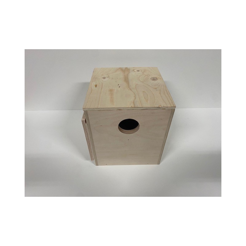 Staand blok voor in de kooi 26x26x27cm