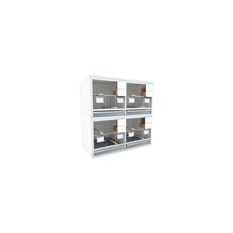 Block of 2 Cages, beside each other