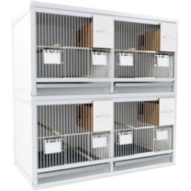 Block of 2 Cages, beside each other