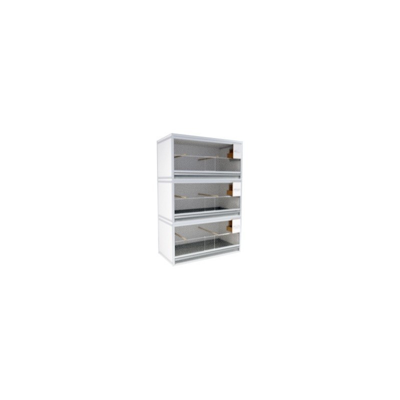 Block of 3 Cages, on top