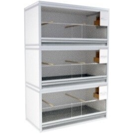 Block of 3 Cages, on top