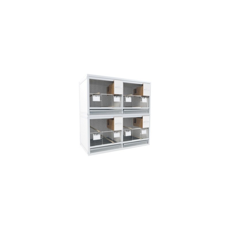 Block of 2 Cages, beside each other