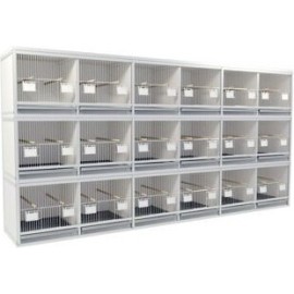 Block of 8 Cages, 2 on top and 4 beside each other