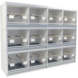 Block of 8 Cages, 2 on top and 4 beside each other