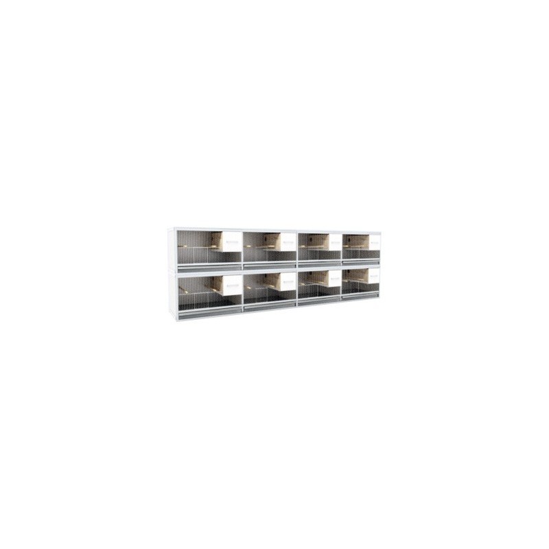 Block of 6 Cages, 3 on top and 2 beside each other