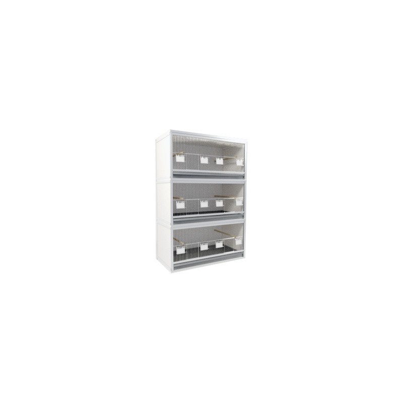Block of 3 Cages, on top