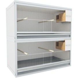 Block of 2 Cages, on top