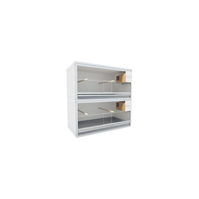 Block of 2 Cages, on top