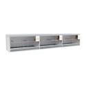 Block of 3 Cages, beside each other, per cage 100cm wide and 50cm high, with nesting-box for canaries