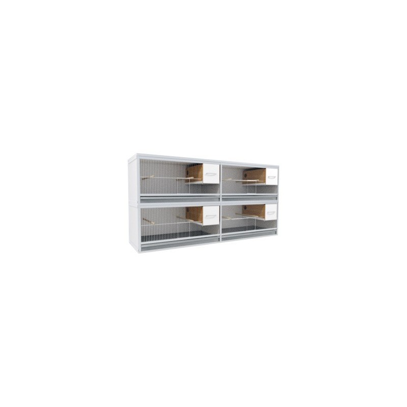 Block of 4 Cages, 2 on top and 2 beside each other