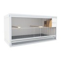 1 Cage 120cm wide and 50cm high, with nesting-box for finches
