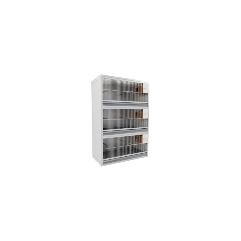 Block of 3 Cages, on top
