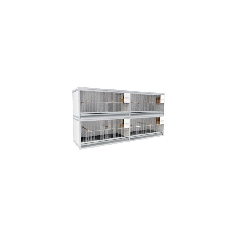 Block of 4 Cages, 2 on top and 2 beside each other