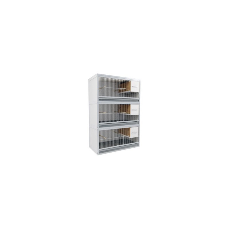 Block of 3 Cages, on top