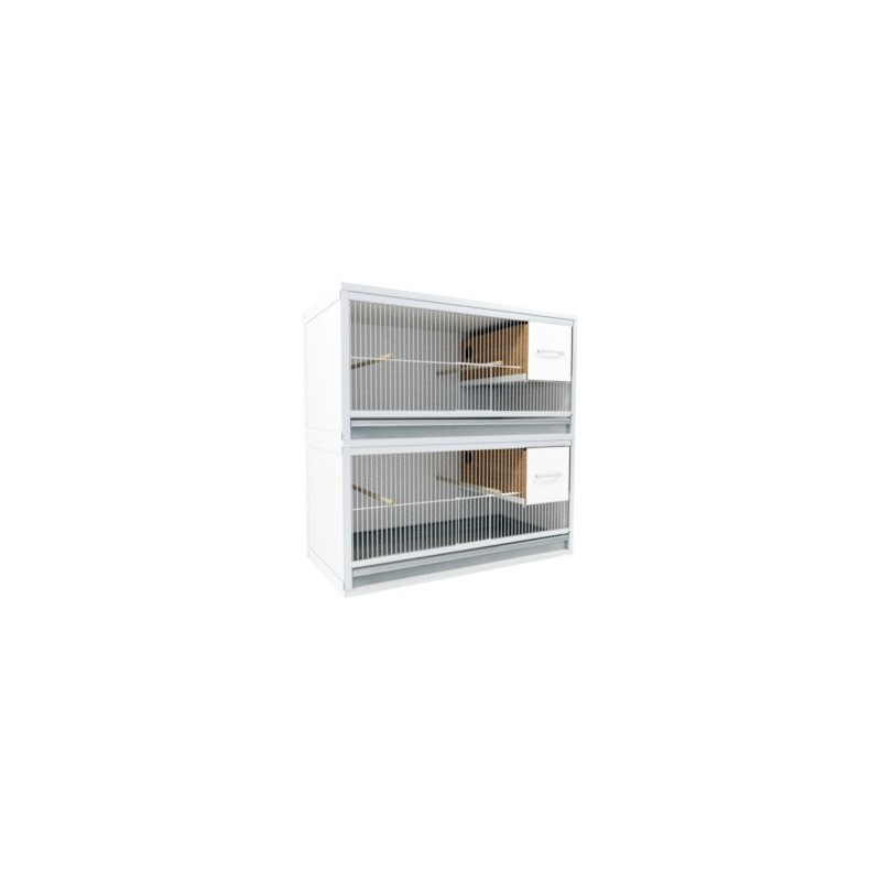 Block of 2 Cages, on top