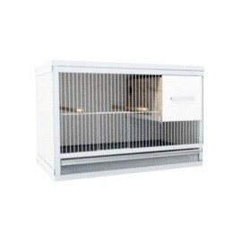 1 Kooi 60cm breed 40cm hoog met parkieten nestlade